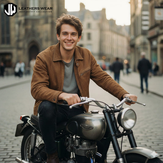Brown Tan or Black Choosing the Perfect Suede Leather Jacket Color