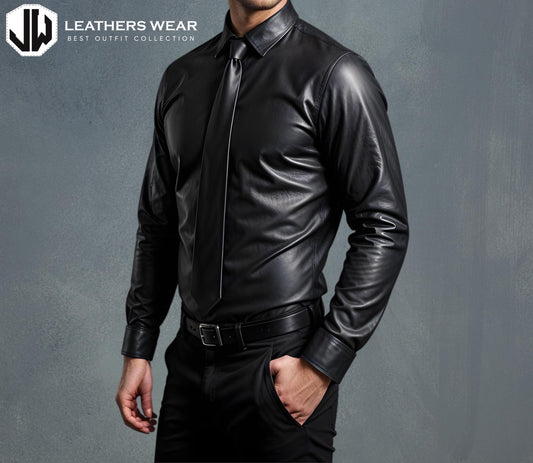 Can Men Wear Leather Shirts Year-Round?
