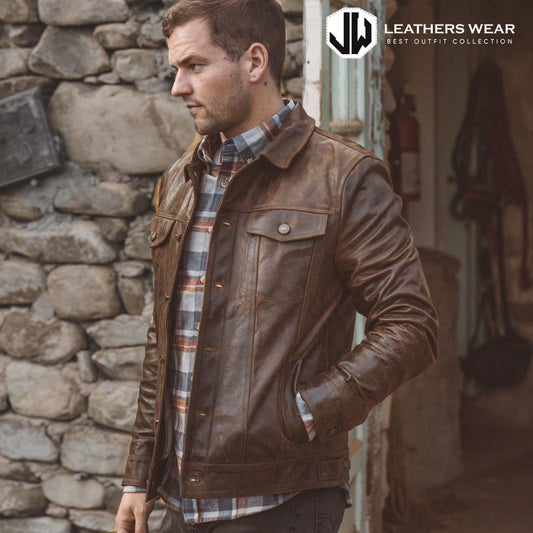How to Style a Leather Trucker Jacket for Every Season?