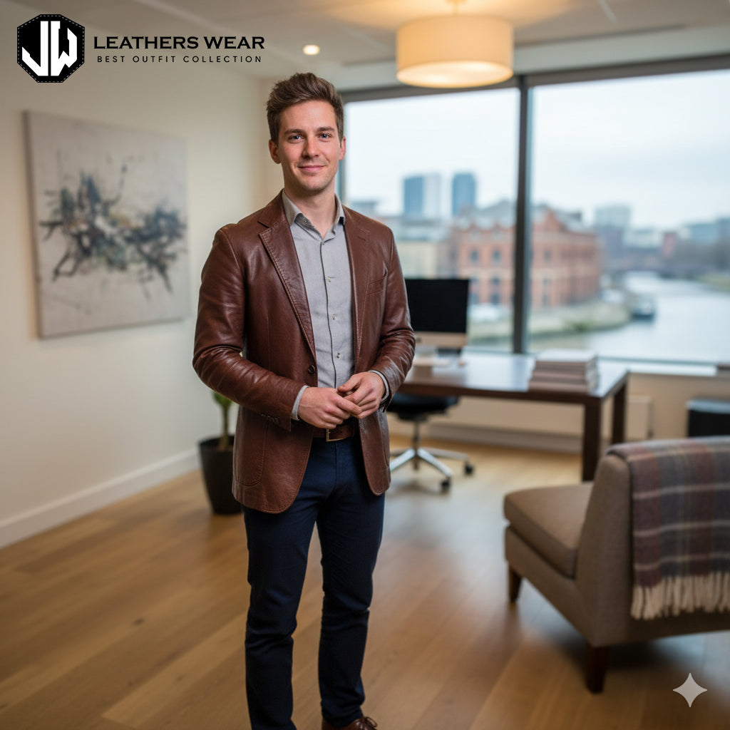 What Colour Leather Blazer Should a Man Own?