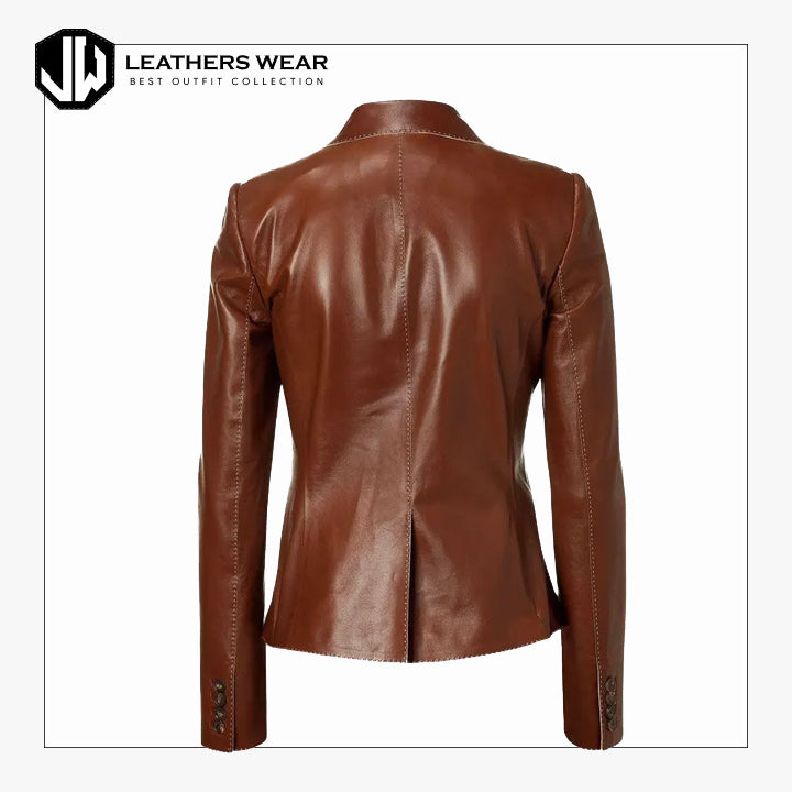 Leather Blazer Lambskin Jacket