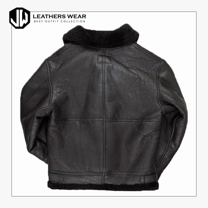 B3 Black Hooded Bomber Jacket