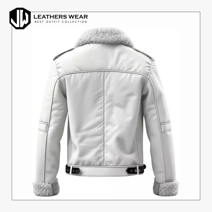 B3 Sheepskin Leather Bomber Jacket