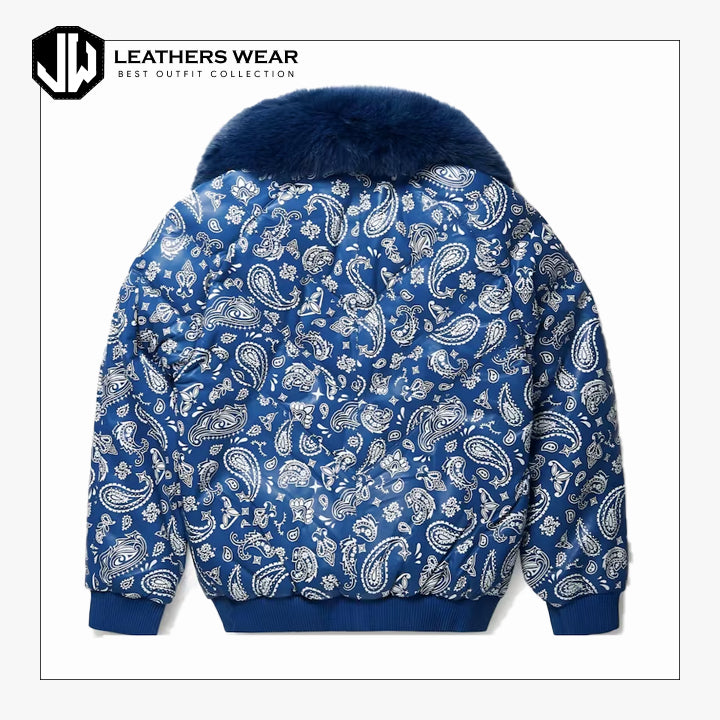 Brand New Mens V-Bomber Leather Jacket