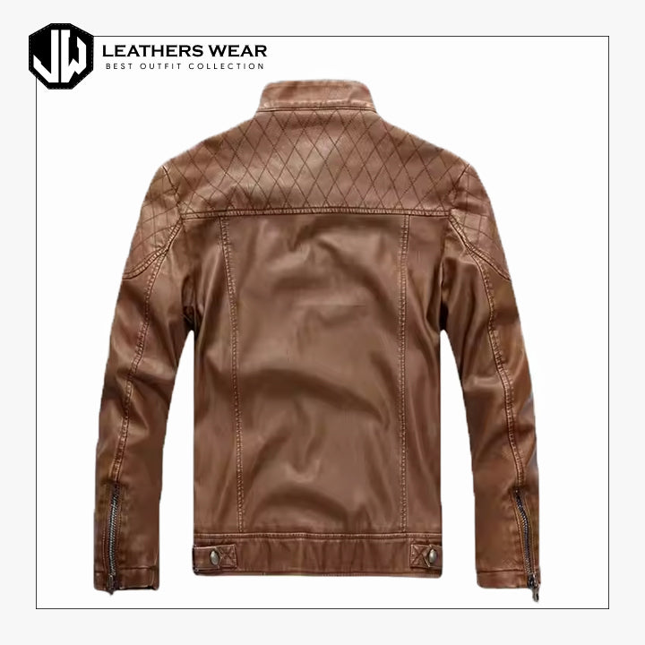 Brown Biker Jacket