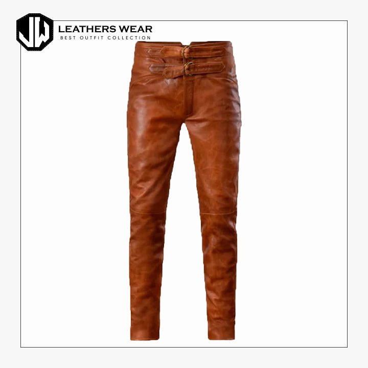 Brown Leather Pants Leathers Wear