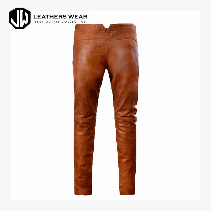 Brown Leather Pants Leathers Wear