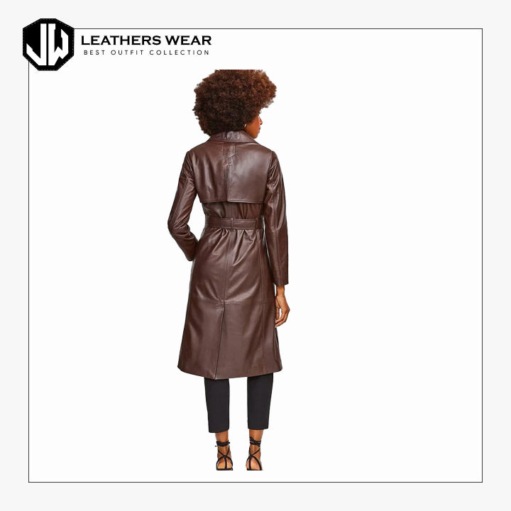 Brown Trench Coat Leathers Wear