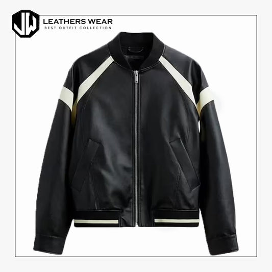 Casual Leather Jacket Outfits Men's