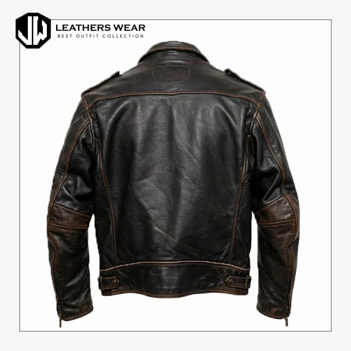 Distressed Vintage Leather Jacket