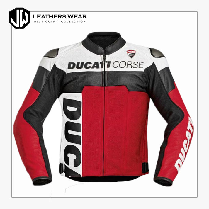 Ducati Corse C6 Leather Motorcycle Jacket