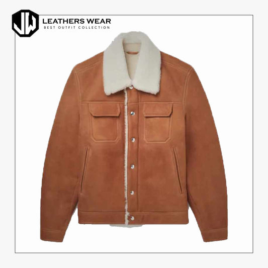 Faux Leather Trucker Jacket Leathers Wear