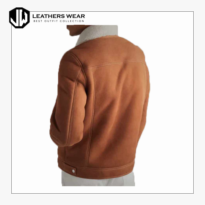 Faux Leather Trucker Jacket Leathers Wear