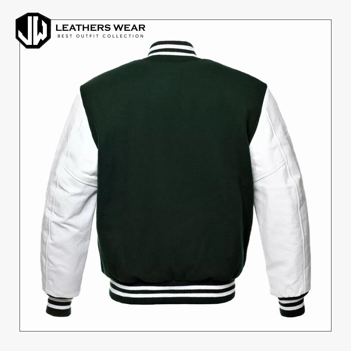 Genuine Cowhide Leather Sleeves Jacket