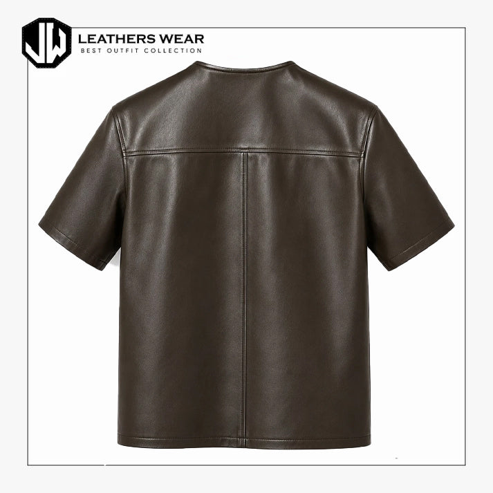 Genuine Lambskin Leather Shirt