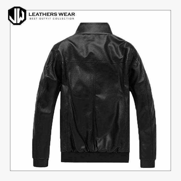 Genuine Leather Jacket Mens