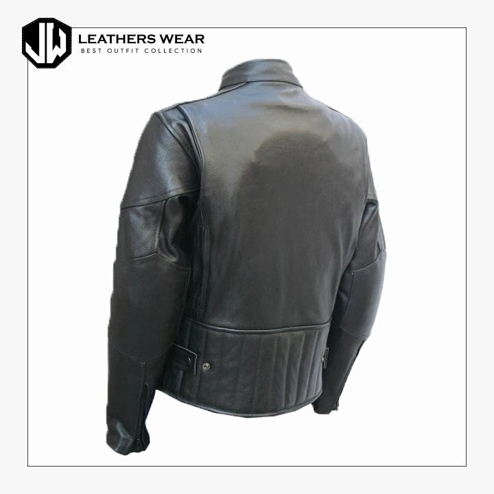 Genuine Leather Moto Jacket