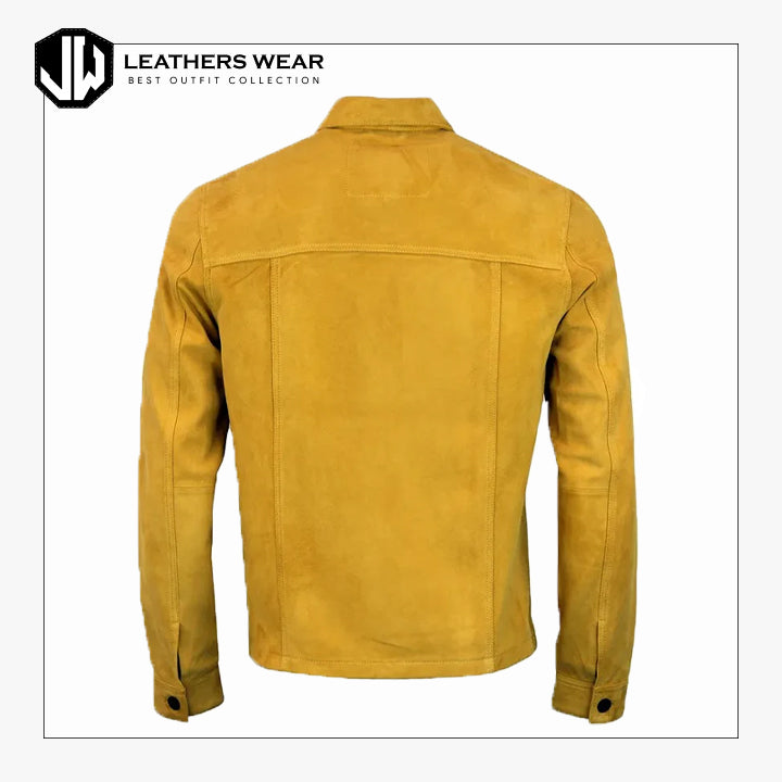 Genuine Leather Suede Jacket Leathers Wear