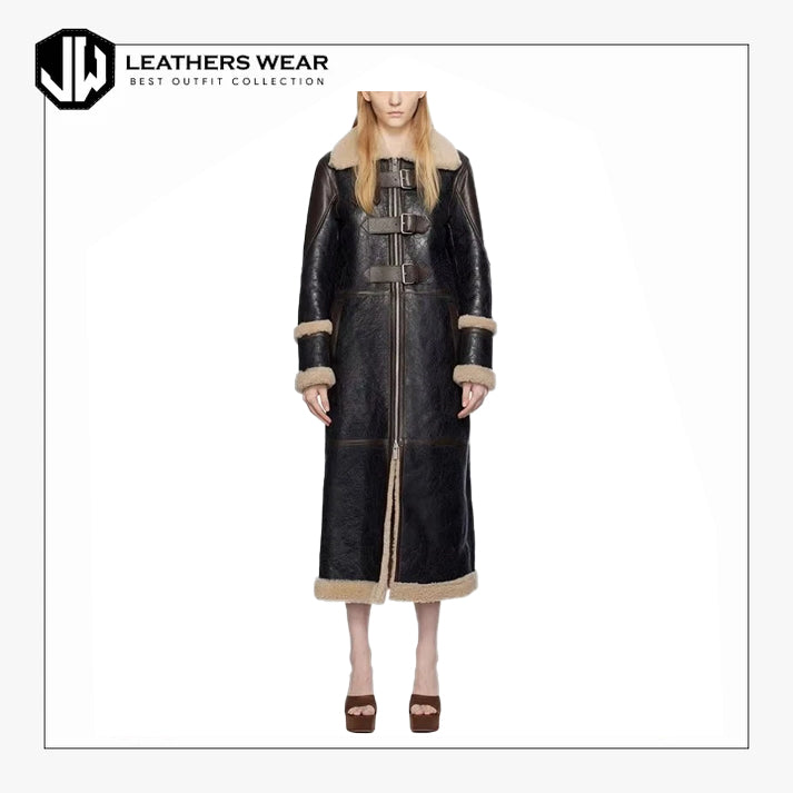 Genuine Shearling Coat