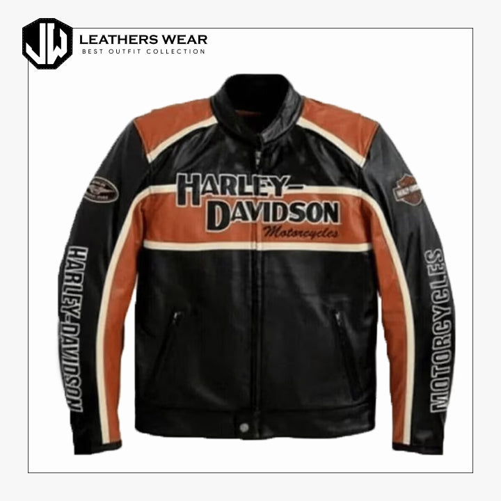 Harley Davidson Leather Jacket Mens