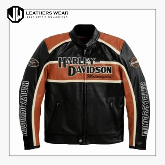 Harley Davidson Leather Jacket Mens