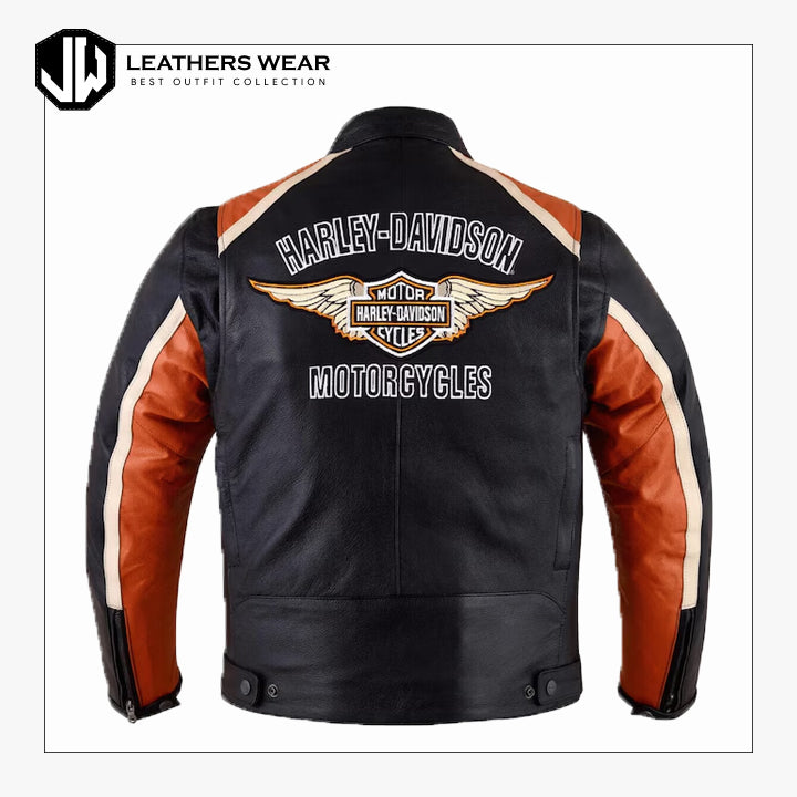 Harley Davidson Leather Jacket Mens