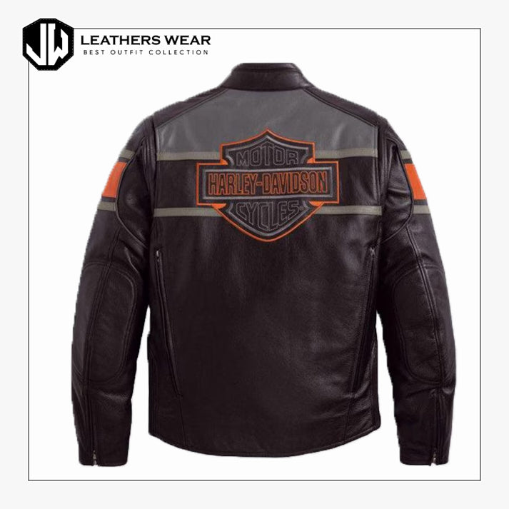 Harley Davidson Mens Premium Leather Jacket