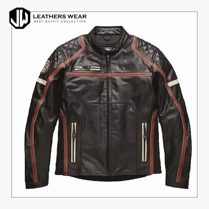Harley Davidson Slim Fit Motorcycle Jacket Leathers Wear