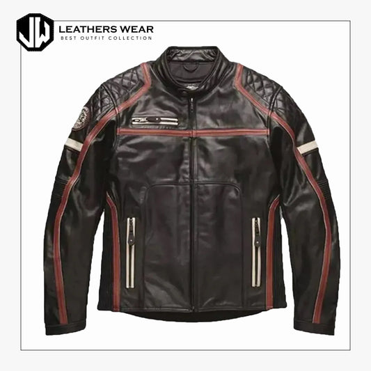 Harley Davidson Slim Fit Motorcycle Jacket Leathers Wear