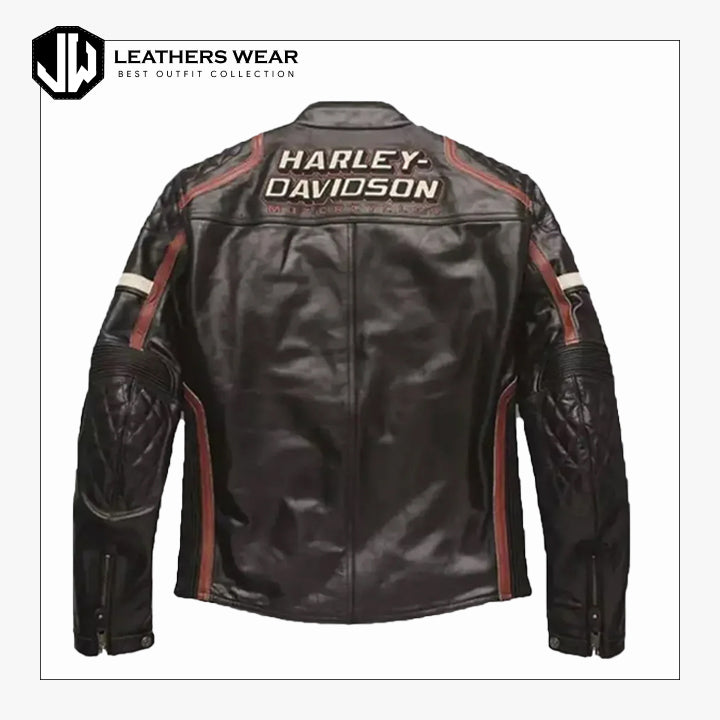 Harley Davidson Slim Fit Motorcycle Jacket Leathers Wear