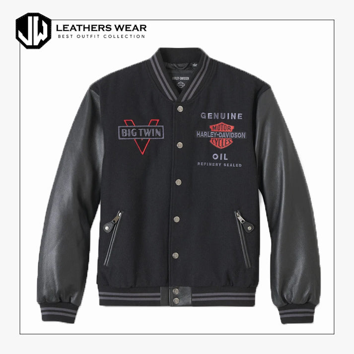 Harley Davidson Varsity Leather Jacket
