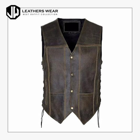 Harley Inspired Biker Waistcoat