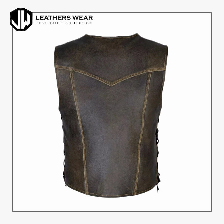Harley Inspired Biker Waistcoat