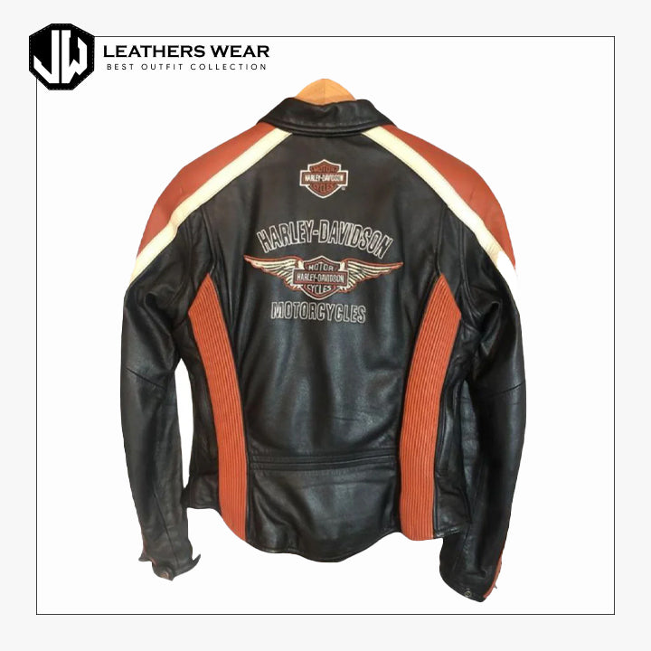 Harley Davidson Women Leather Jacket Leathers Wear