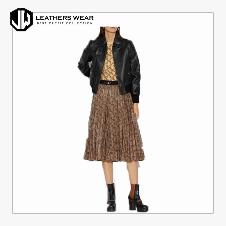 Ladies Aviator Jacket Leathers Wear