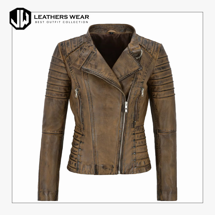 Ladies Biker Jacket