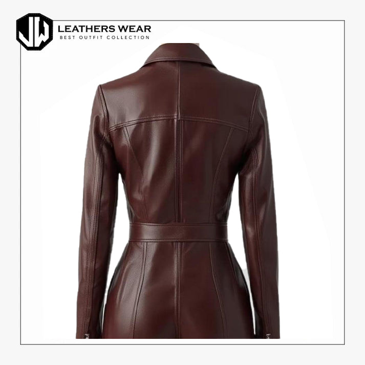 Ladies Leather Jumpsuit