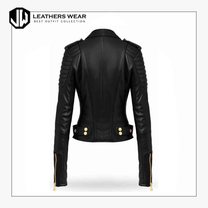 Leather Biker Jacket Women