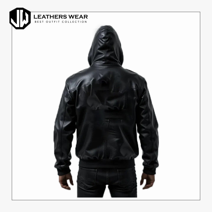 Leather Bomber Jacket Style
