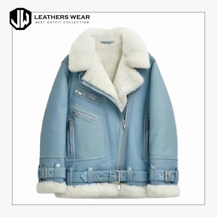 Leather Bomber Jacket Women Leathers Wear