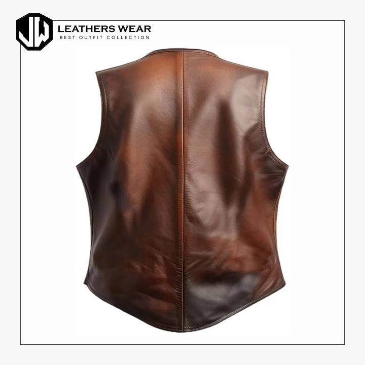 Leather Club Vest
