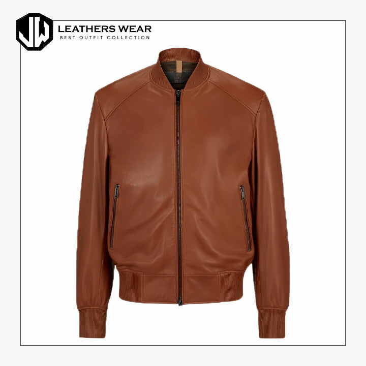 Leather Jacket Brown