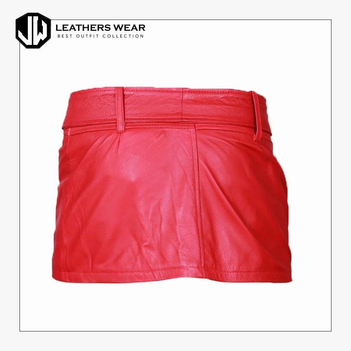 Leather Mini Skirt