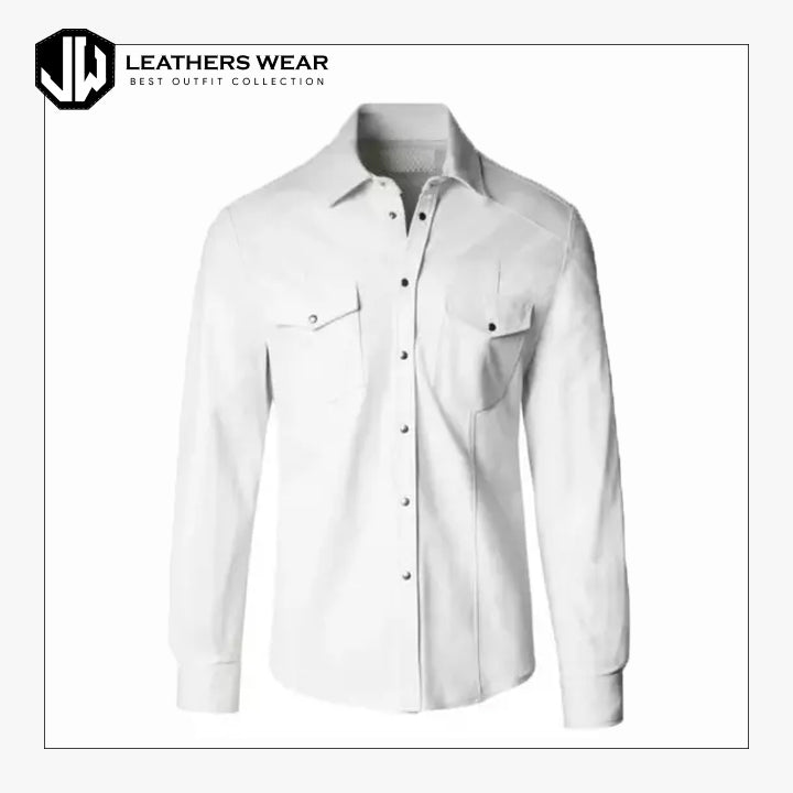 Leather Motorcycle Shirt