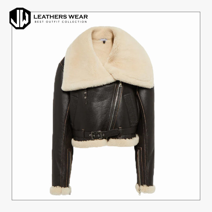 Leather Shearling Jacket Leathers Wear