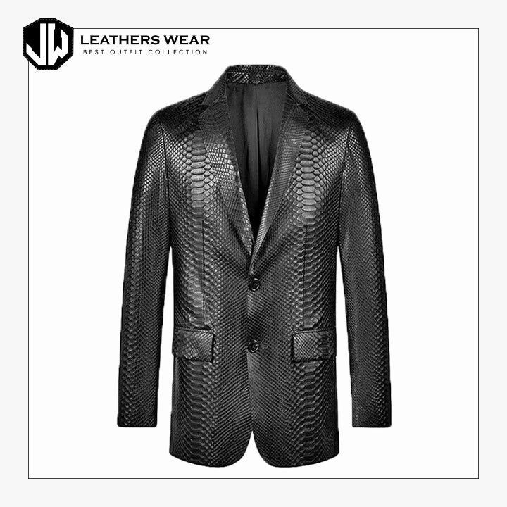 Leather Suit Blazer