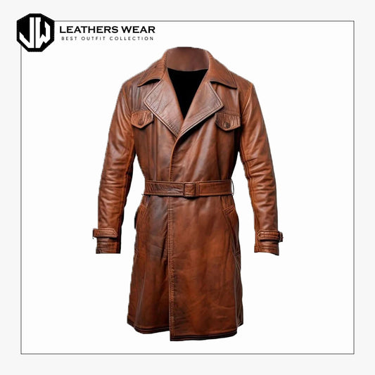 Leather Trench Jacket