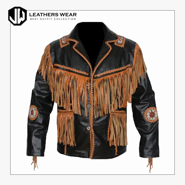 Leather Jacket Western American Style Leathers Wear