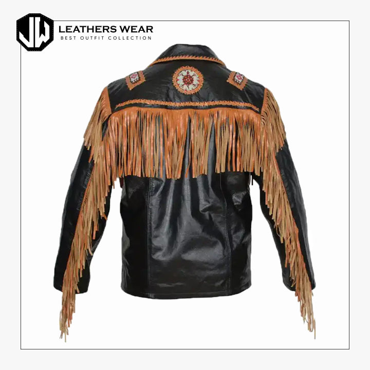 Leather Jacket Western American Style Leathers Wear