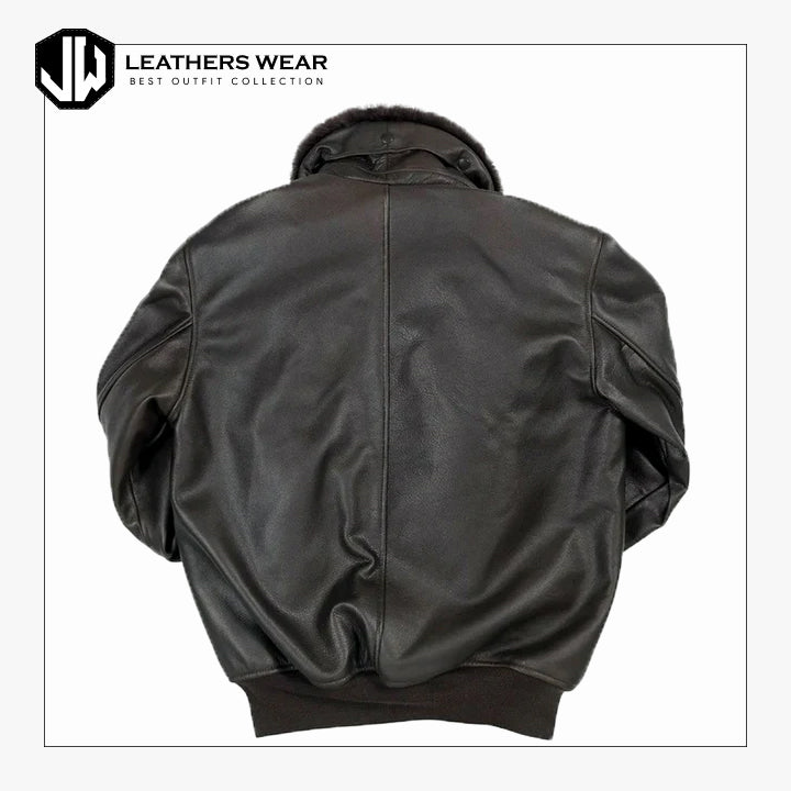Men Air Force Leather Flight Jacket